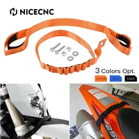 nicecnc motorcycle front rear holding fender pull strap for ktm 125 450 exc excf xc xcf xcw tpi six days 2020 2021 sx sxf 19 21