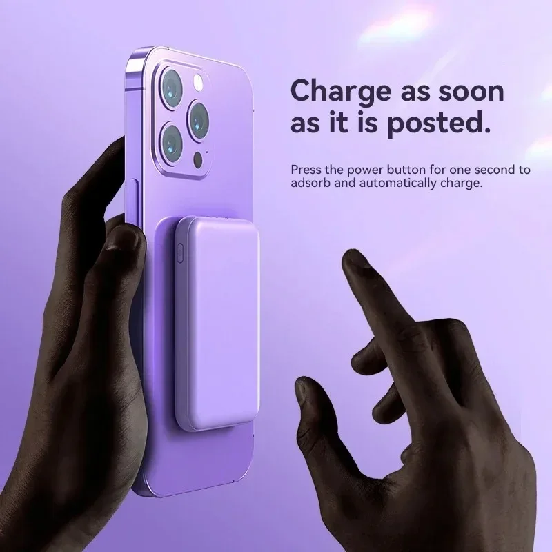 Xiaomi 50000 мАч Power Bank Магнитная беспроводная мини-зарядка Портативная сверхбыстрая