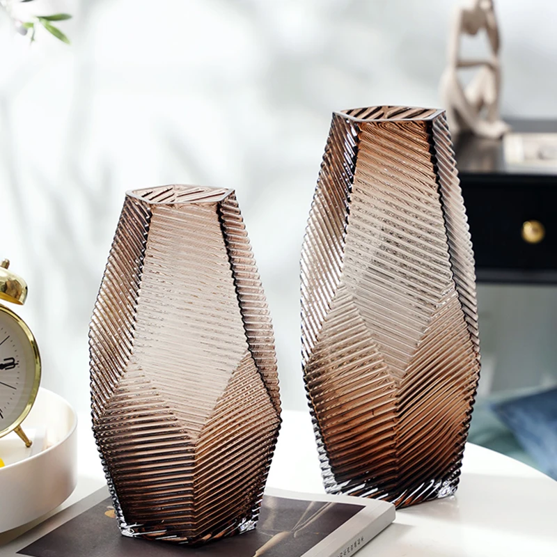 

Современная Минималистичная Геометрическая ваза, креативные стеклянные декоративные вазы для интерьера, цветочный горшок, Террариум, гидропоника, вазы, домашний декор AA50VA