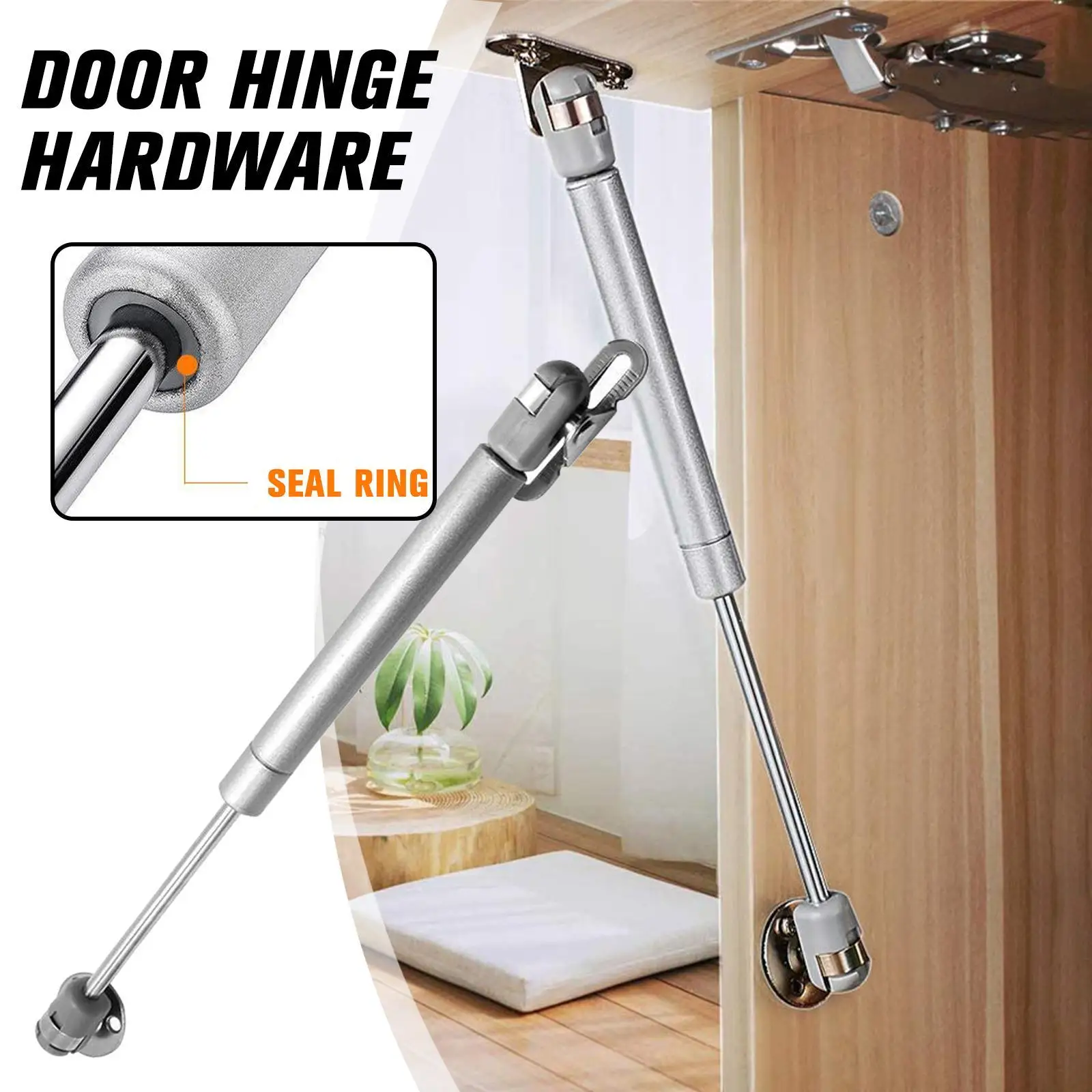 

Gas Spring Cabinet Hinges 60N 80N 100N Gas Spring Cabinet Hinge Copper Core Door Lift Support Hydraulic Kitchen Cupboard