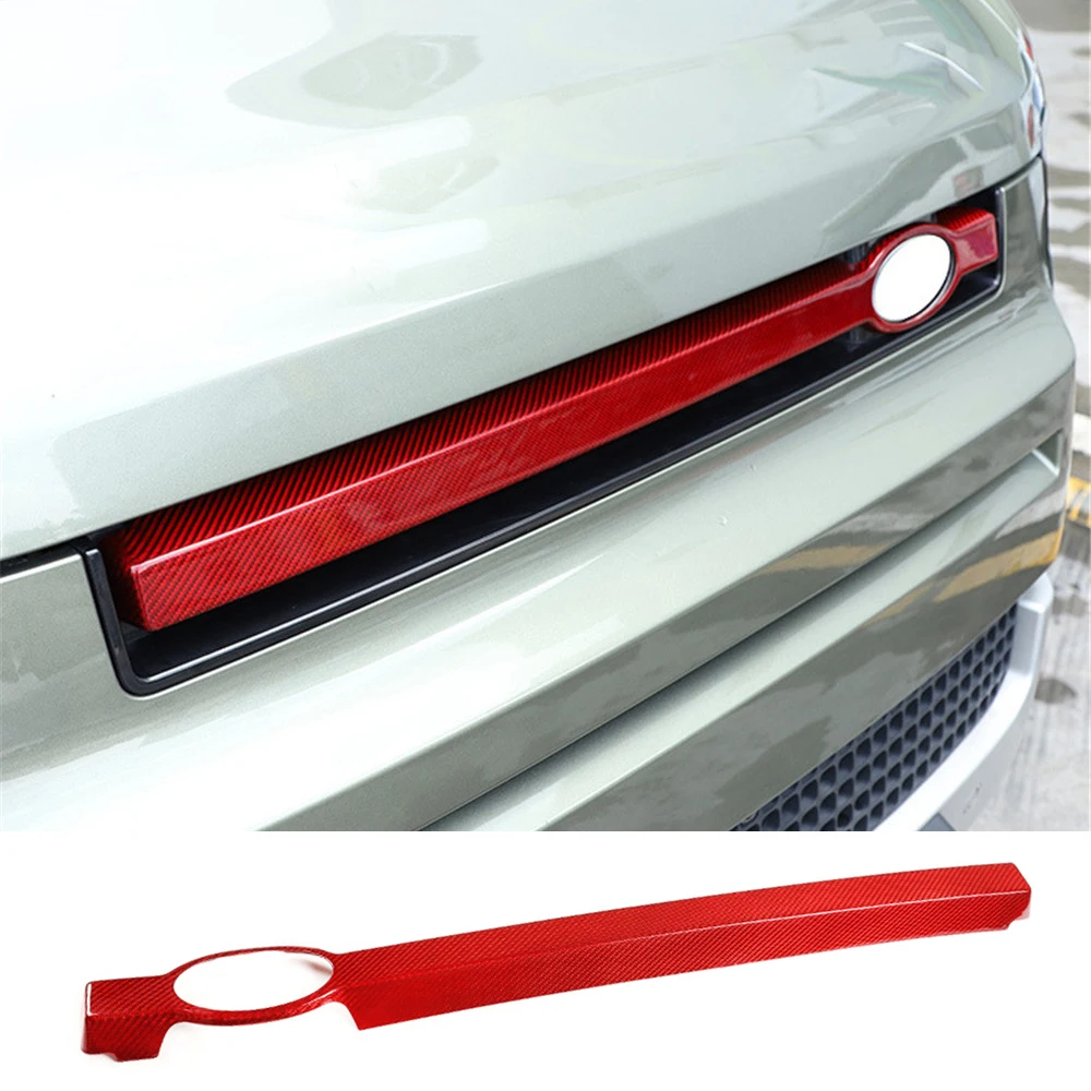 

ABS/Real Carbon Fiber Front Grille Moulding Trim Rod For Land Rover Defender 2020-2022 Exterior Car Accessories