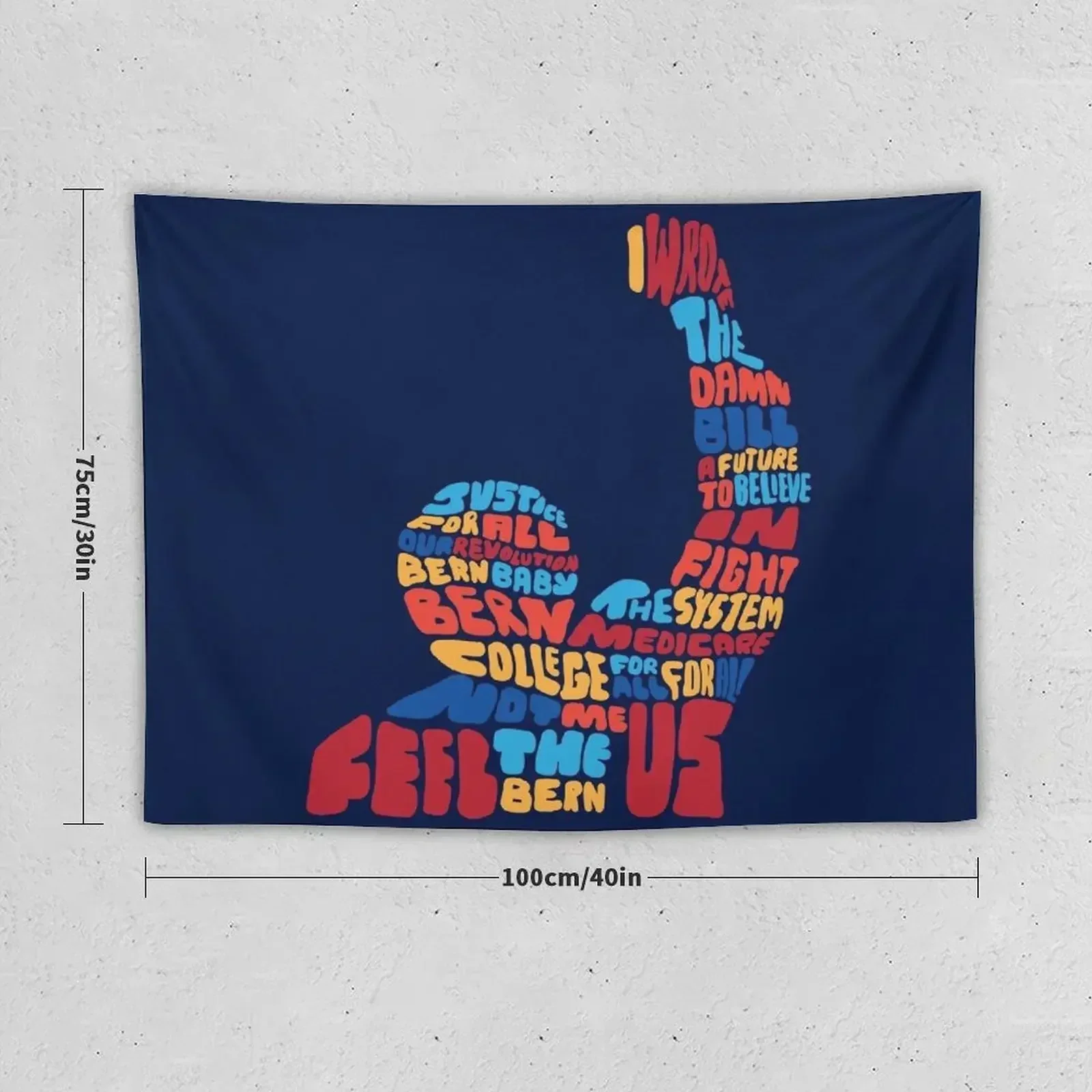 BERNIE QUOTES Гобелен Настенный декор Настенные покрытия Домашний Эстетическое