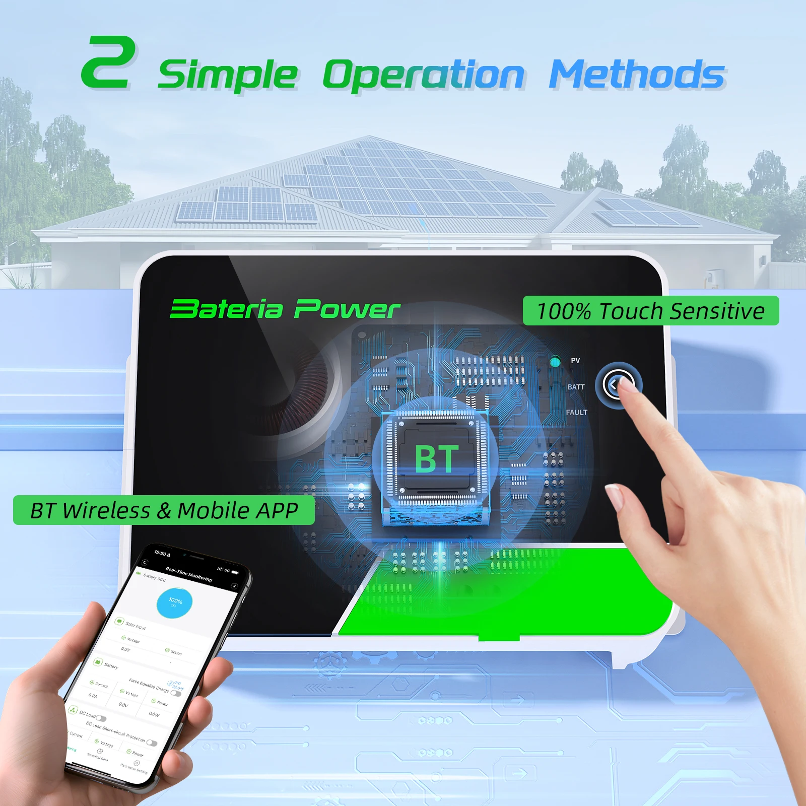 Контроллер заряда солнечной батареи MPPT 20 А 48 В 36 24 12 авто максимальная мощность 1200