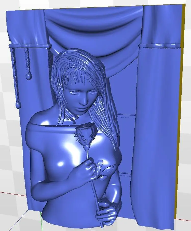 

cnc in STL file format 3d model relief for