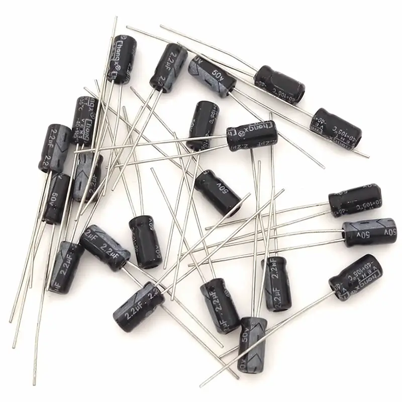 1000 шт. алюминиевый электролитический конденсатор 2 мкФ 50 в 4*7