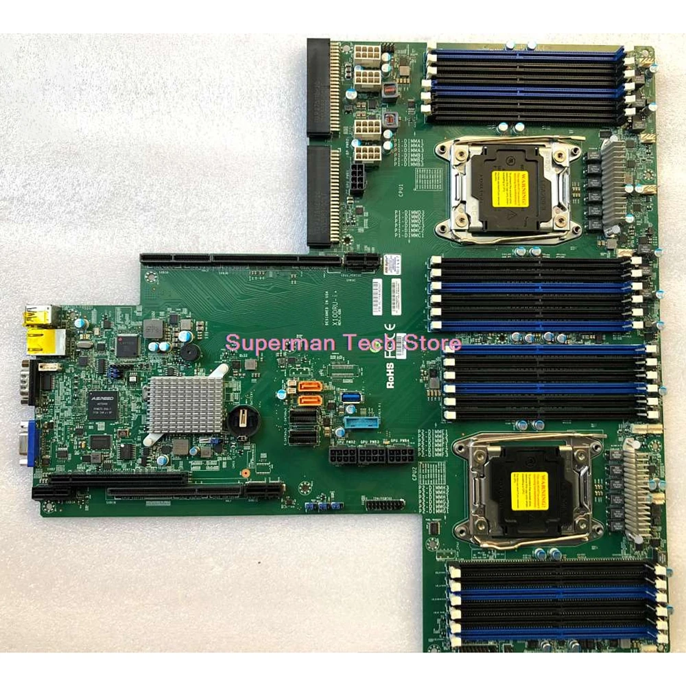 Для материнской платы Supermicro server E5-2600 v4/v3 Family LGA2011 DDR4 X10DRU-i +