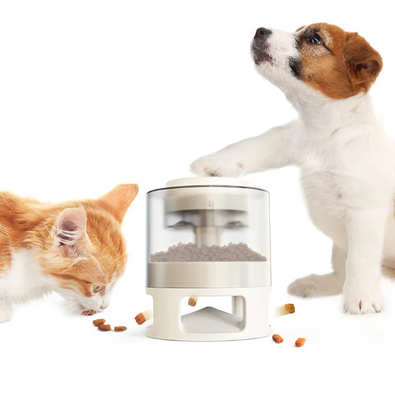 

Dog and Cat Slow Feeder Treat Puzzle Toy of Pets for IQ Training Slow Feeder and Healthy Eating Food Catapult Feeder