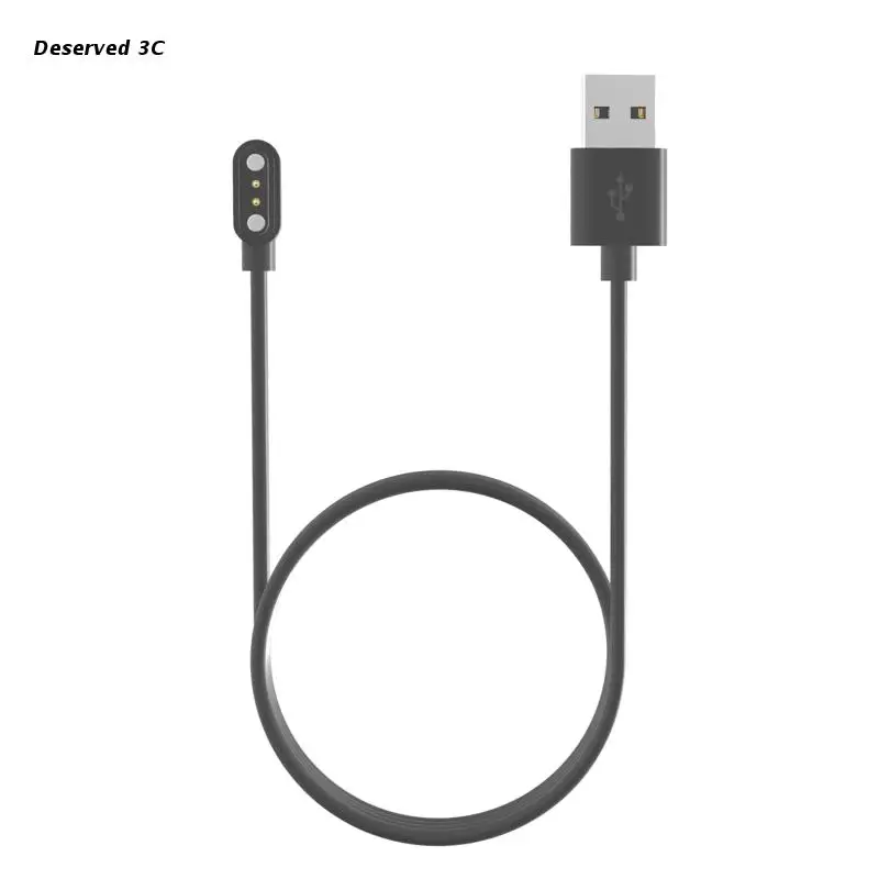 

R9CB Power Adapter Charger Portable Stand Base USB Charging Cable Suitable for Luoneng LW Six Smart Watch Overload Protection