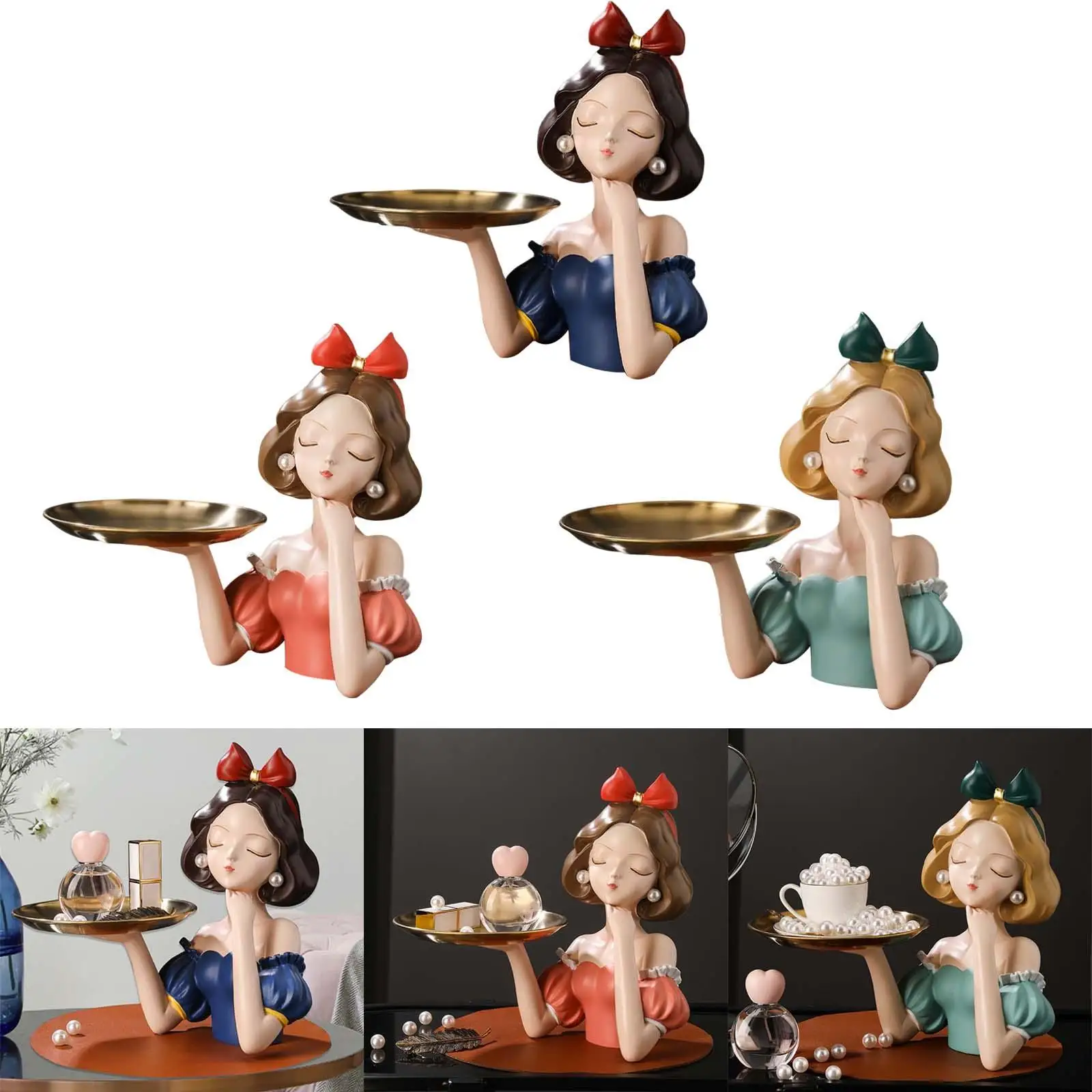 

Статуэтка, поднос для хранения, Статуэтка из смолы, поделки, ключи для телефона, для офиса, Декор, подарок