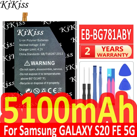 Аккумулятор KiKiss для Samsung Galaxy S20 S 20, 5100 мАч