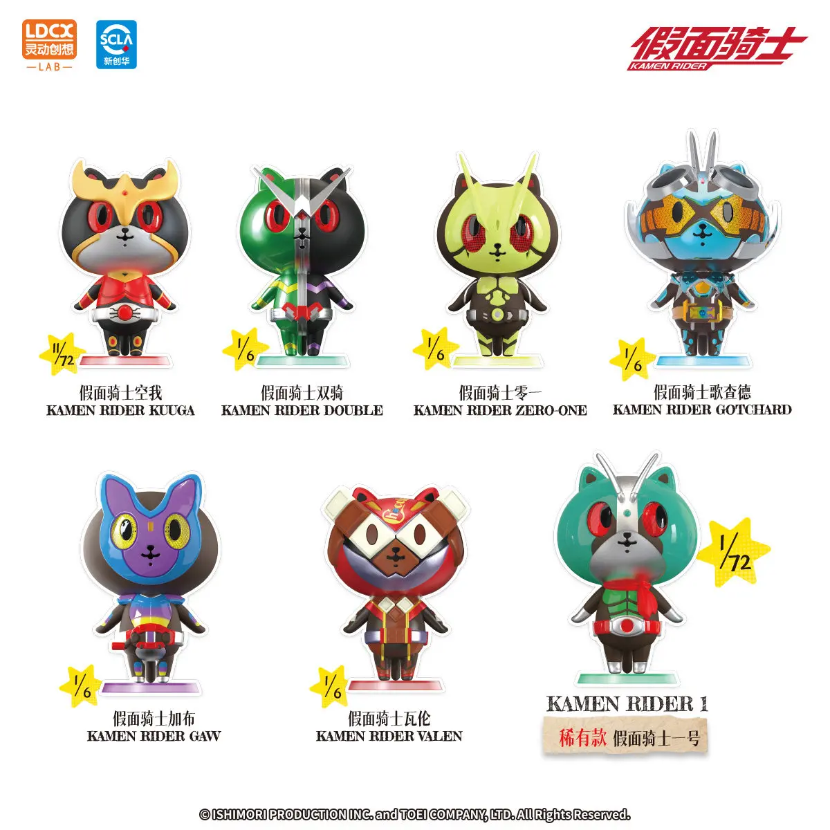 Фото Коллекционная фигурка-сюрприз Ldcx Artverse Kamen Rider Baketan Series Kuuga Double для декора рабочего стола, для взрослых коллекционеров аниме №2