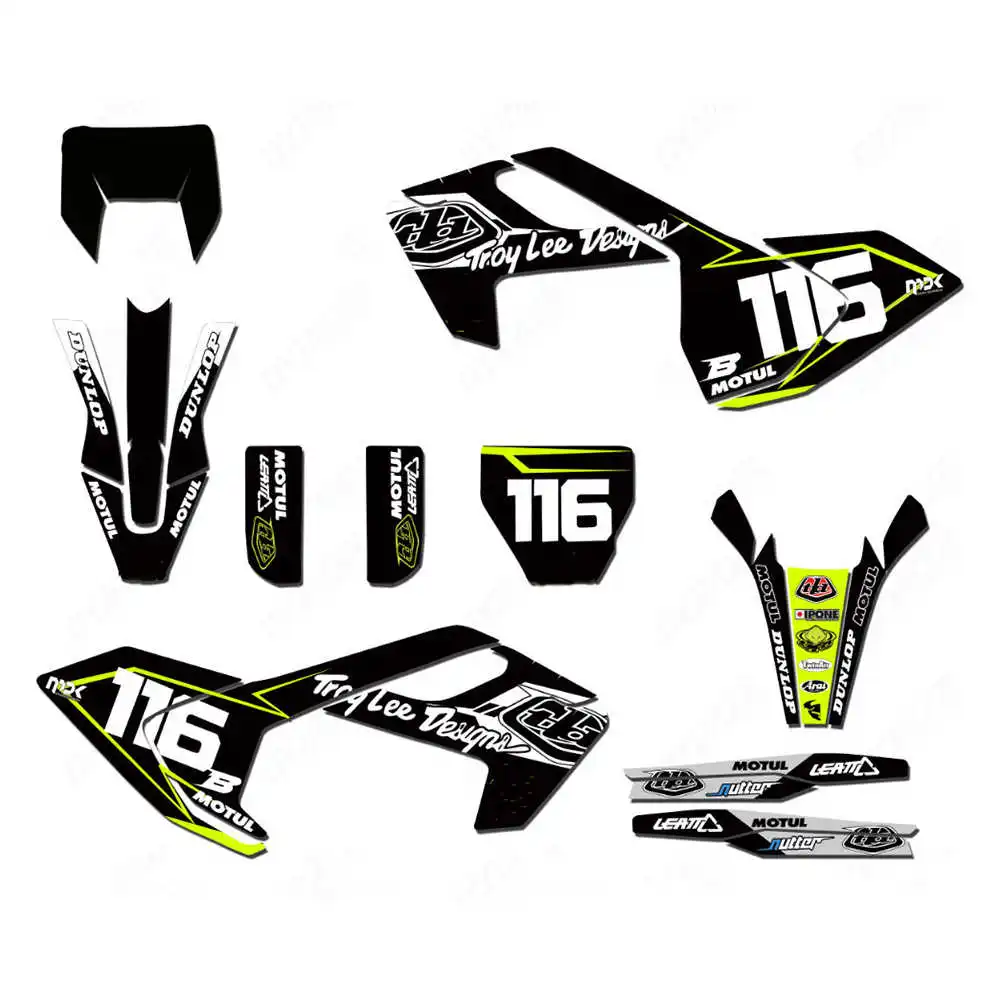 Для Husqvarna TC FC TX FX FS 2016-2018 графические наклейки наборы наклеек для TE FE 150 200 250 300 350 450