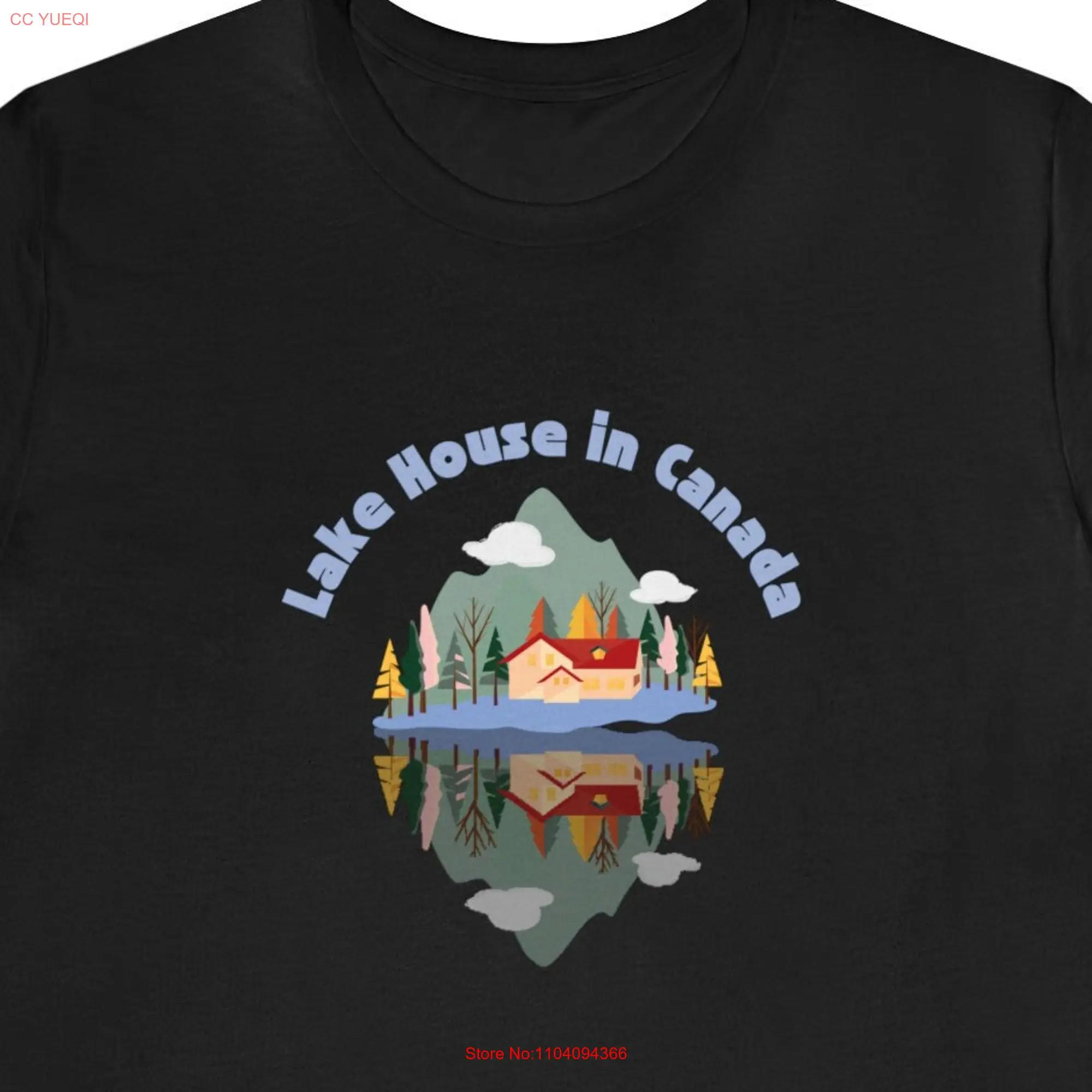 Футболка Дом озера в Канаде Beach Carly Rae Jepsen The Loneliest Time с длинными или короткими