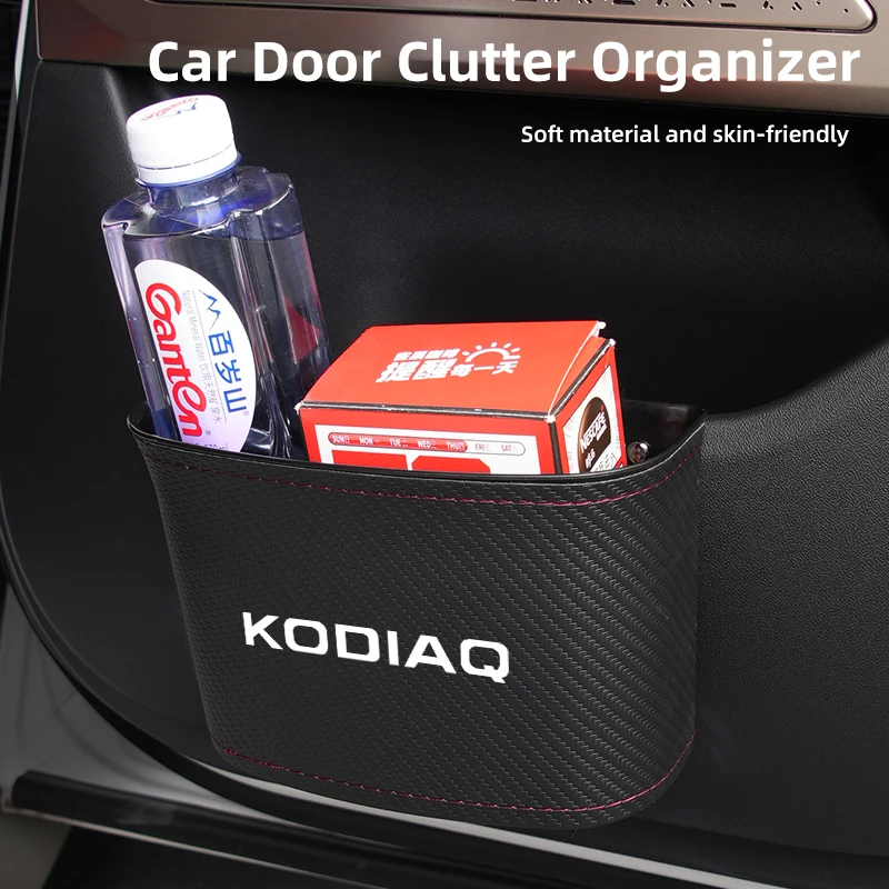 Ящик для хранения дверей автомобиля АБС-кожа боковой органайзер на спинку