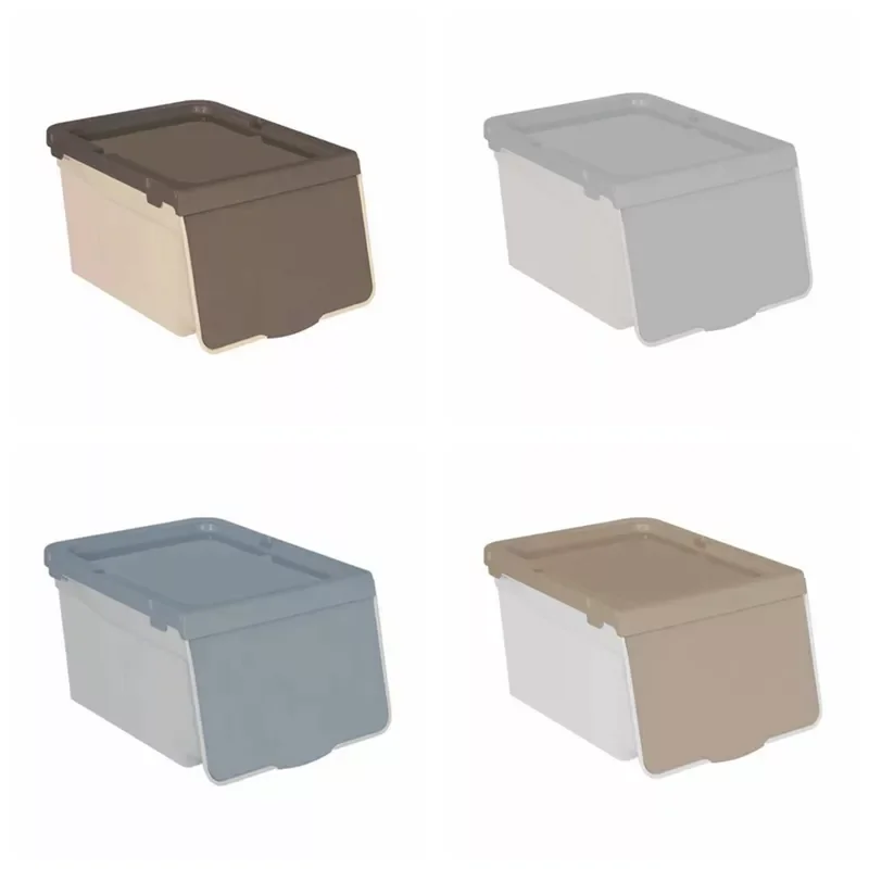 

NEW IN CASABLANCA stackable trash can for kitchen recycling, 39.5X29.5X21.5cm, laundry organizer, stackable container, 20L, 1ud