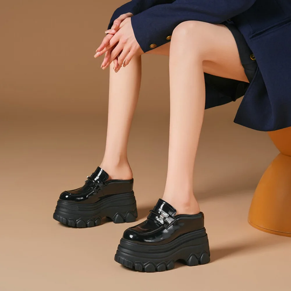 Женские полутапочки Baotou на высоком каблуке лето 2024 новые модные женские