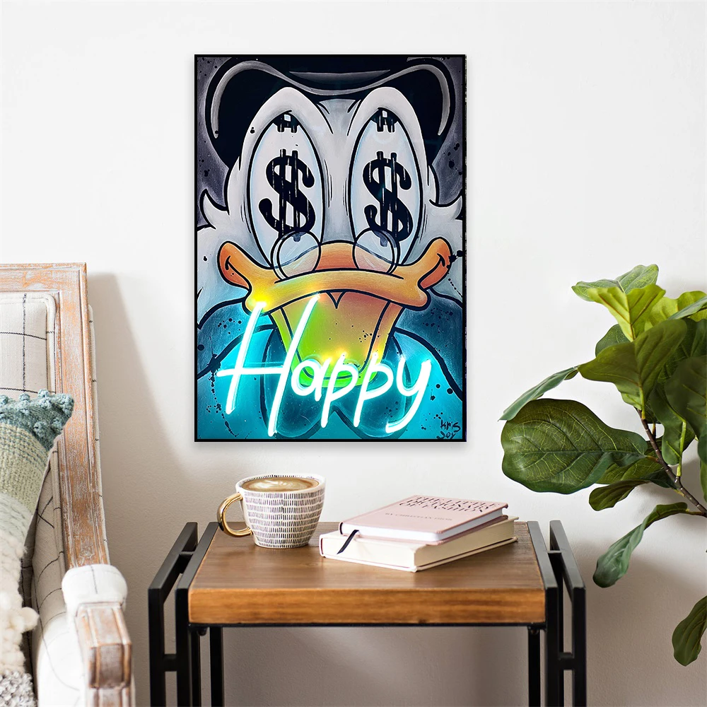 MINISO Постер &quotСкрудж Макдук художественный успех&quot на холсте