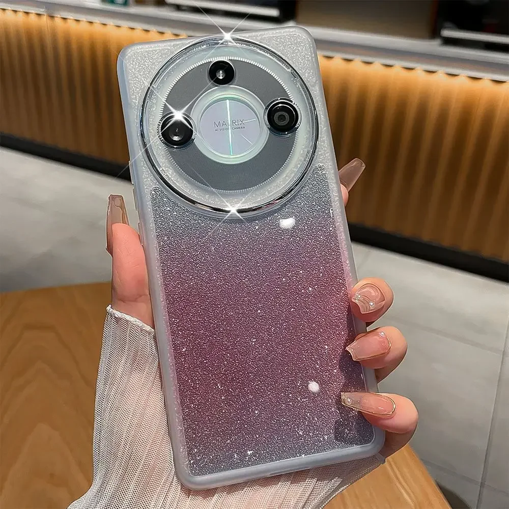 Роскошный мягкий блестящий защитный чехол с кольцом-подставкой для Honor 200 70 90 Lite X9