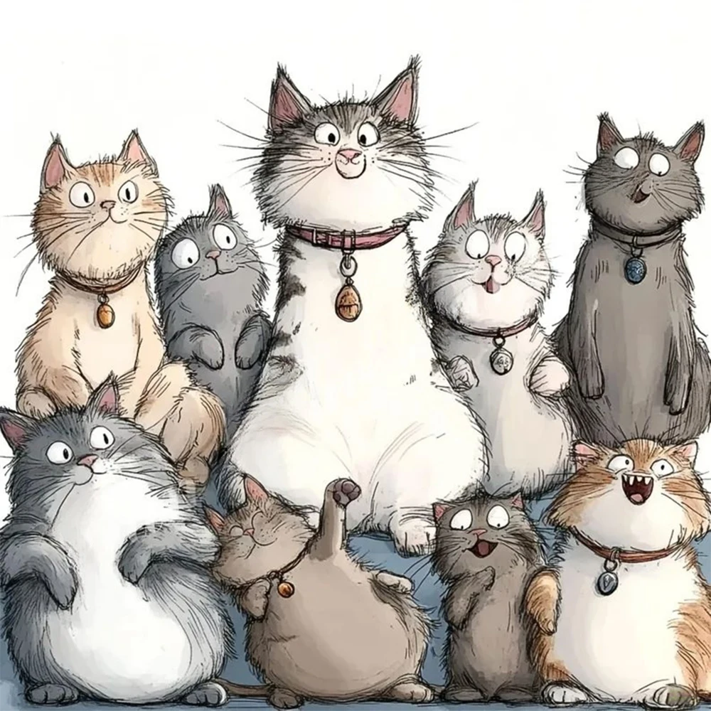

Настенные наклейки с кошками