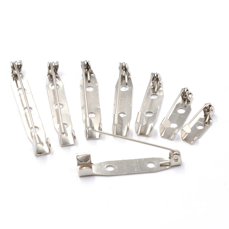 Основа для броши, металлическая, 15/20/25/30/32/35/38/40 мм, пустая основа для броши, 50 шт., изготовление, поиск ювелирных изделий