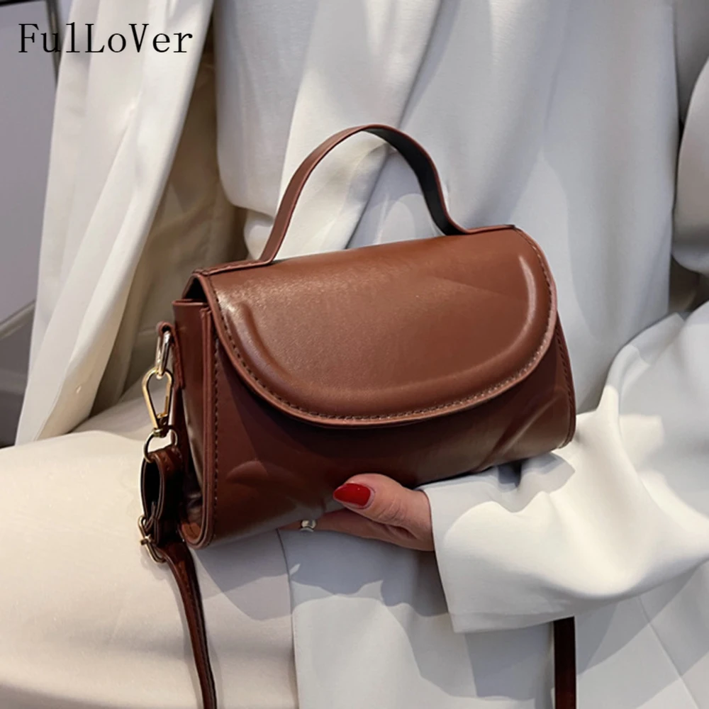 

Handbags For Women 2022 New Textured Portable Square Shoulder Bags Casual Simple Messenger Bags Solid Color Pu Leather Bags