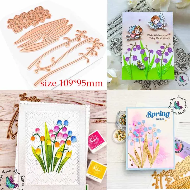 Металлические штампы lila meraki flora para die cut mold card альбом для скрапбукинга бумаги
