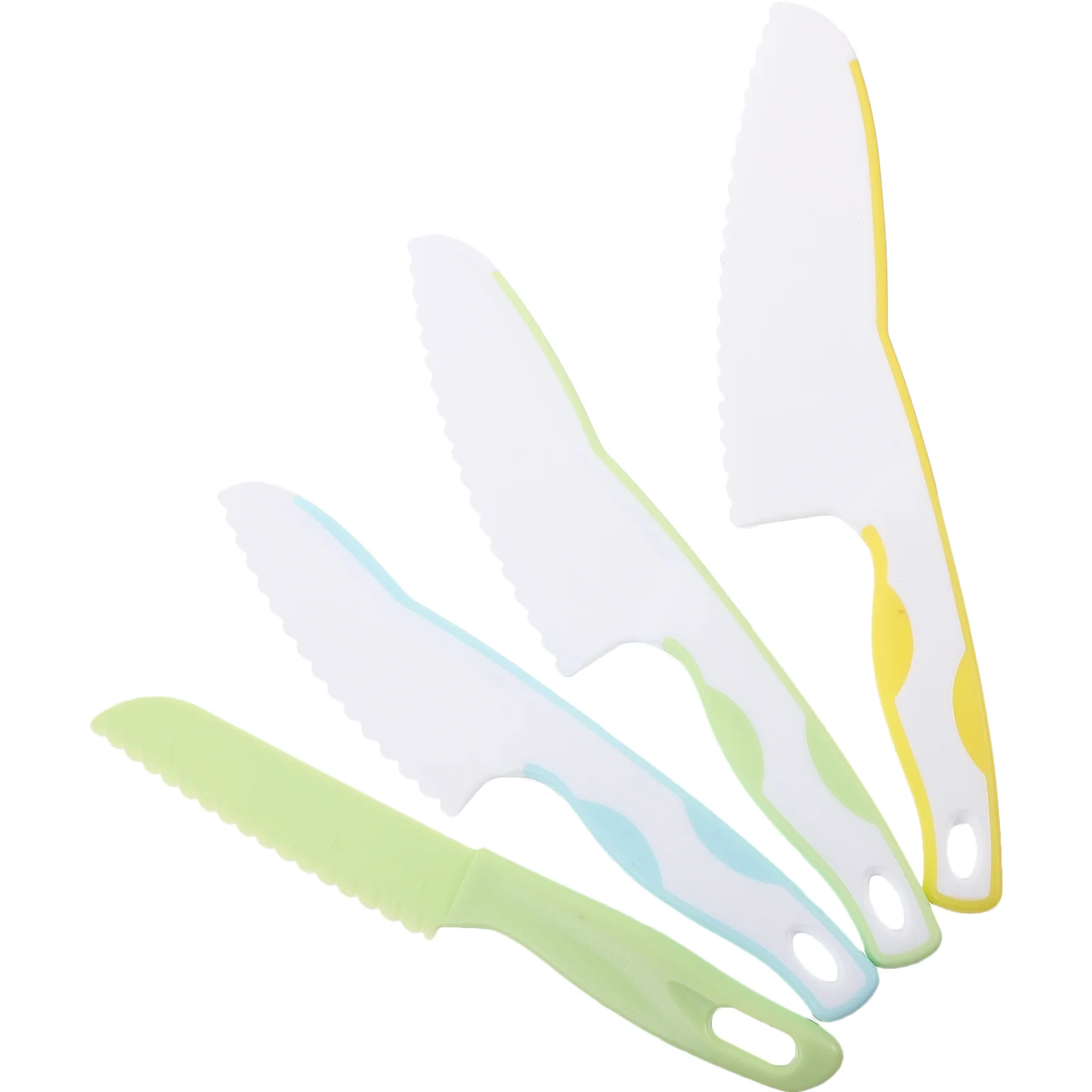 

4 Pcs Bread Kids Multi-use Plastic Toddler Tools Toddlers Small Handheld Fruit Kindergarten