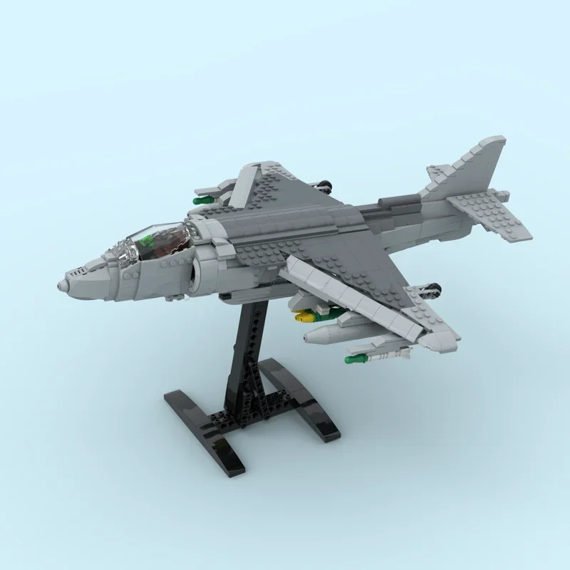 1108 деталей MOC AV Harrier II Creator Experted, конструктор, рождественский подарок, креативная идея для сборки, игрушки из кирпичиков для детей (art.: 3920d8122ae14) - 3920d8122ae14