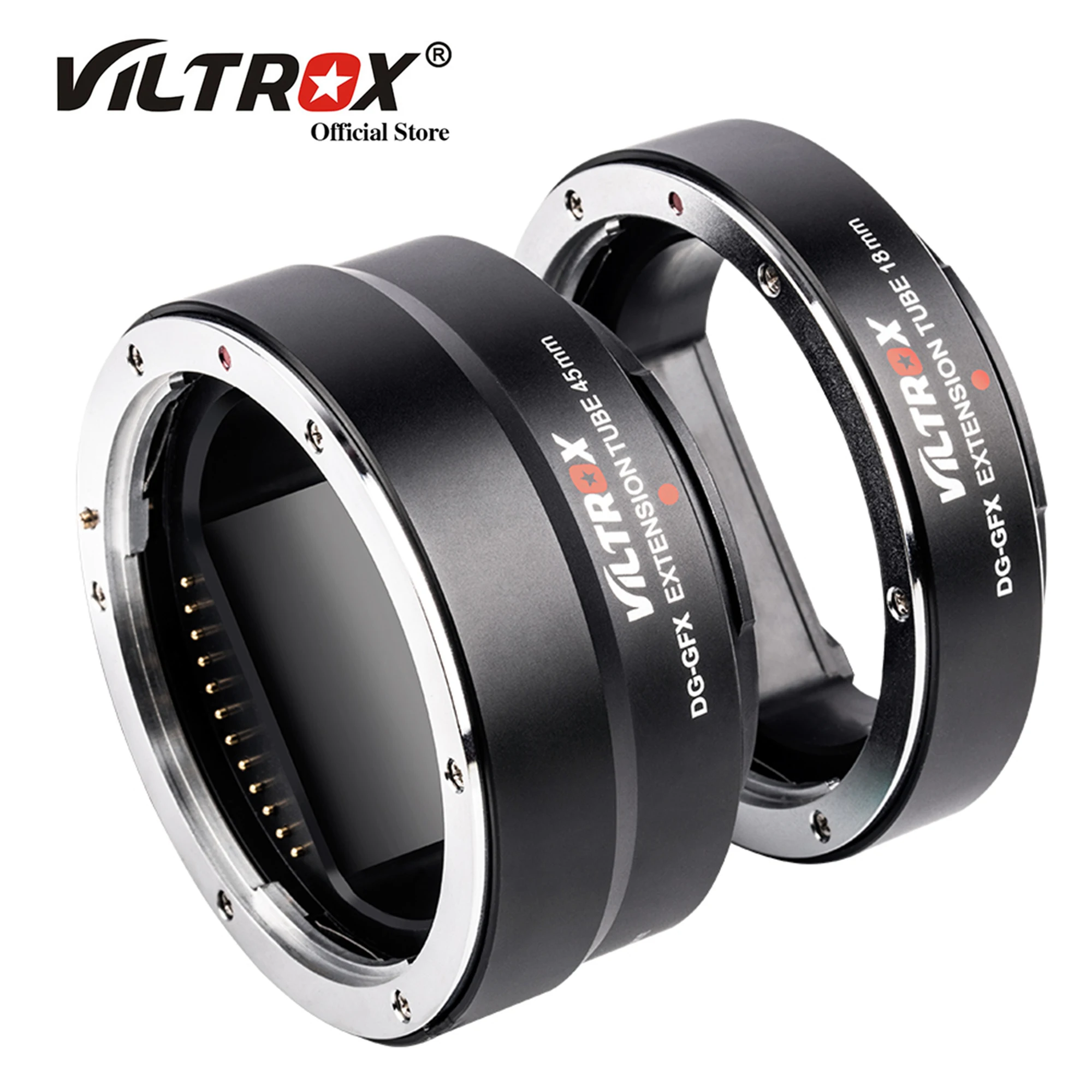 

Viltrox DG-GFX 18MM 45MM Auto Focus Macro Extension Tube Lens Adapter for Fujifilm Fuji G Mount Camera Lens GFX50S GFX50R GFX100