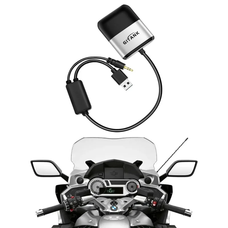 

Bluetooth-адаптер GITANK-300M для мотоцикла BMW K1600 K1600GTL R1200RT R1250RT с разъемом OEM USB/AUX