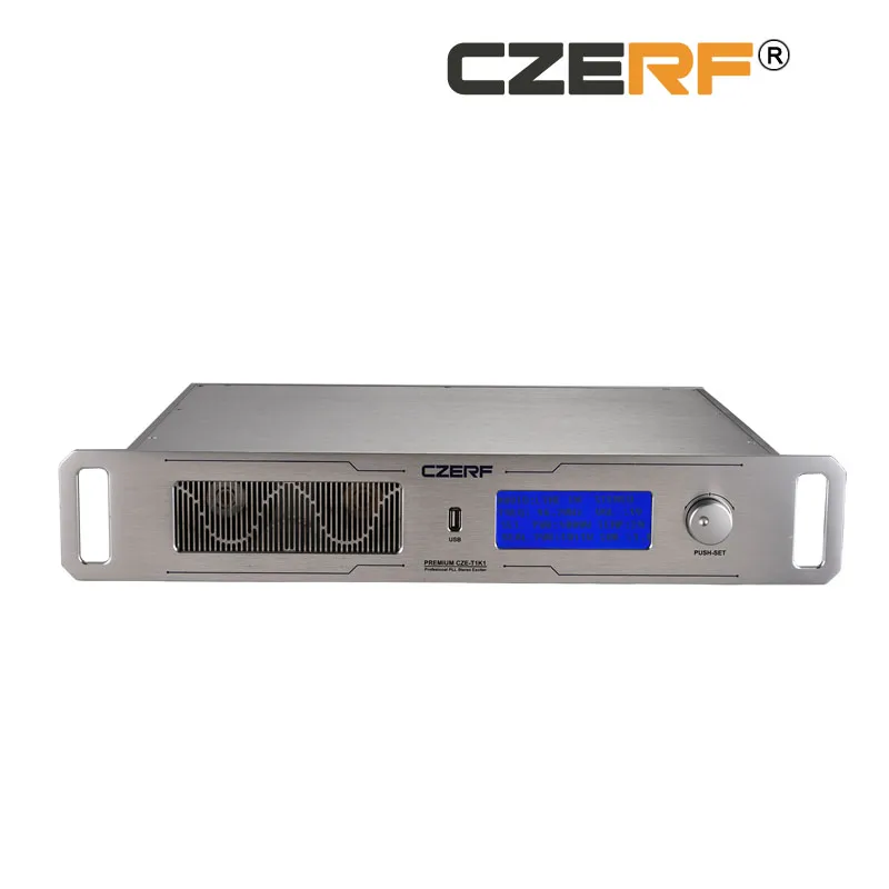 

Free Shipping CZE-T1K1 1000W Stereo Tube Amplifier FM Transmitter 87.5~108MHz