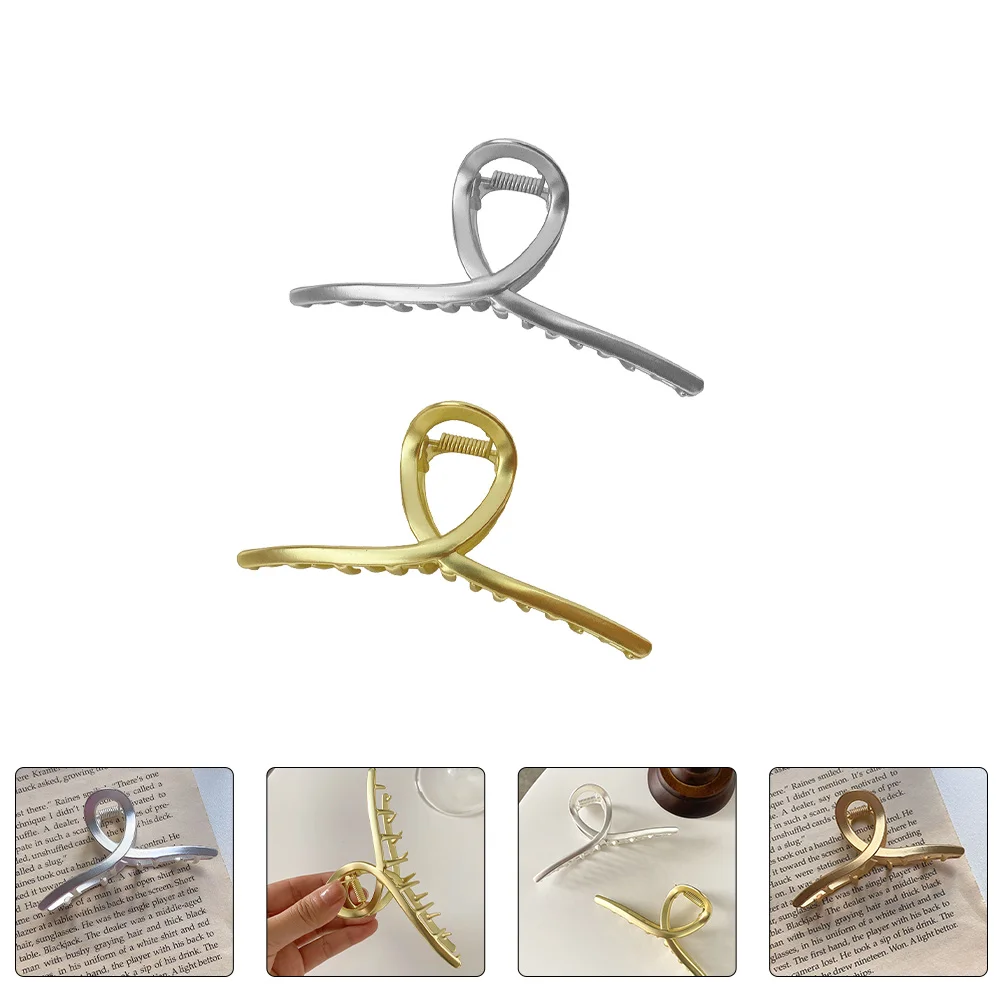 

2Pcs Decorative Hair Clips Elegant Woman Hairpin Female Headwear for Home