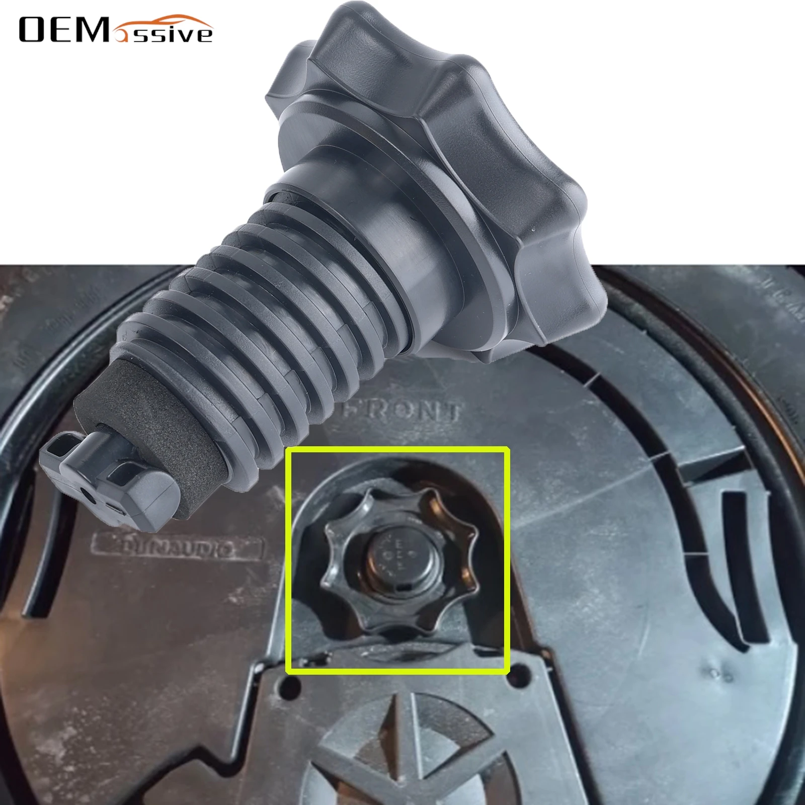 

Крепежный винт для запасного колеса 1KD803899 для Audi A3 8P 8V Q7 4L RS3, черный пластиковый крепежный комплект