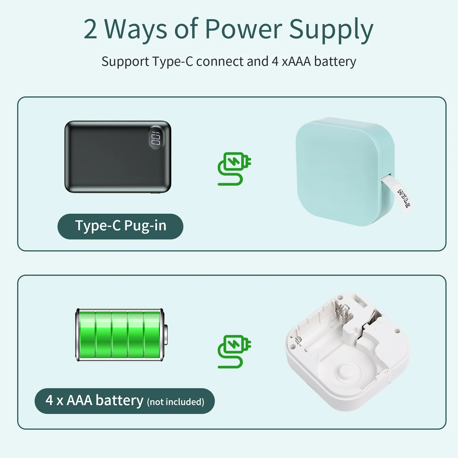 Принтер для этикеток Q30 беспроводной мини-термопринтер с Bluetooth портативный