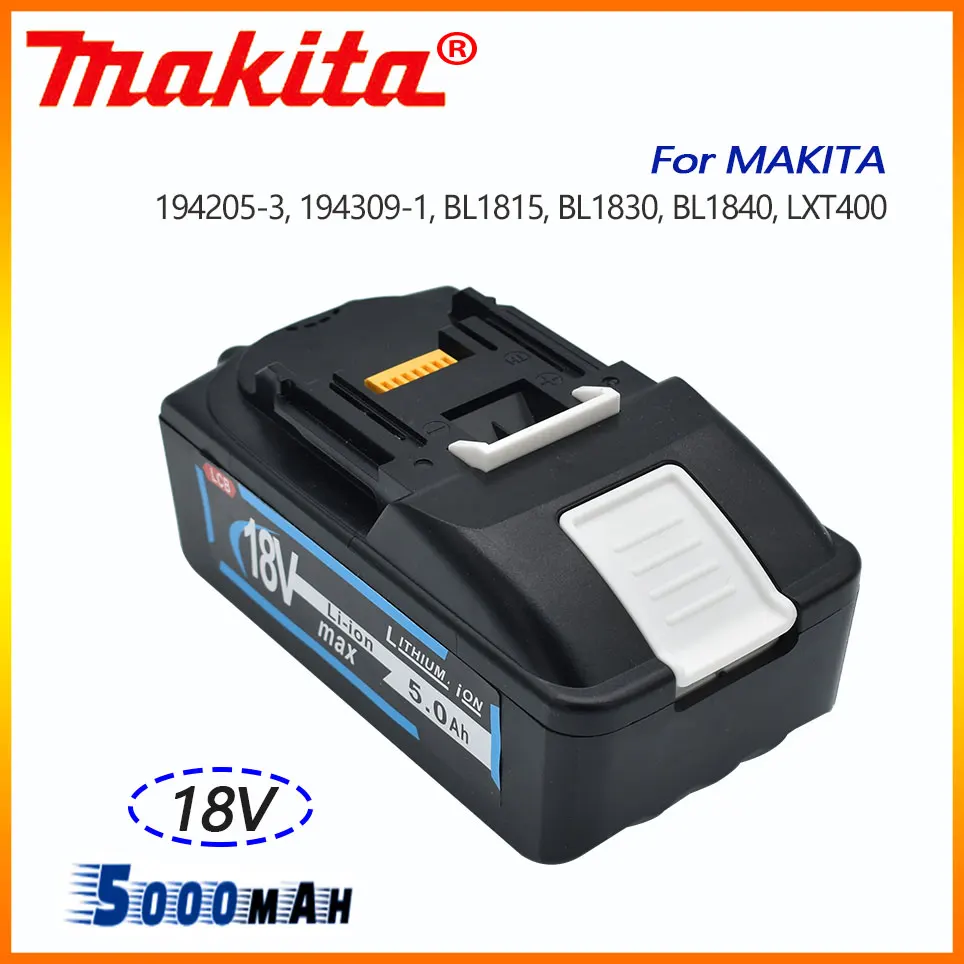 

Сменный литий-ионный аккумулятор MAKITA 18 в, 21700 Ач для MAKITA Bl1890, Bl1860, Bl1840, BL1830 с реальной емкостью входного аккумулятора