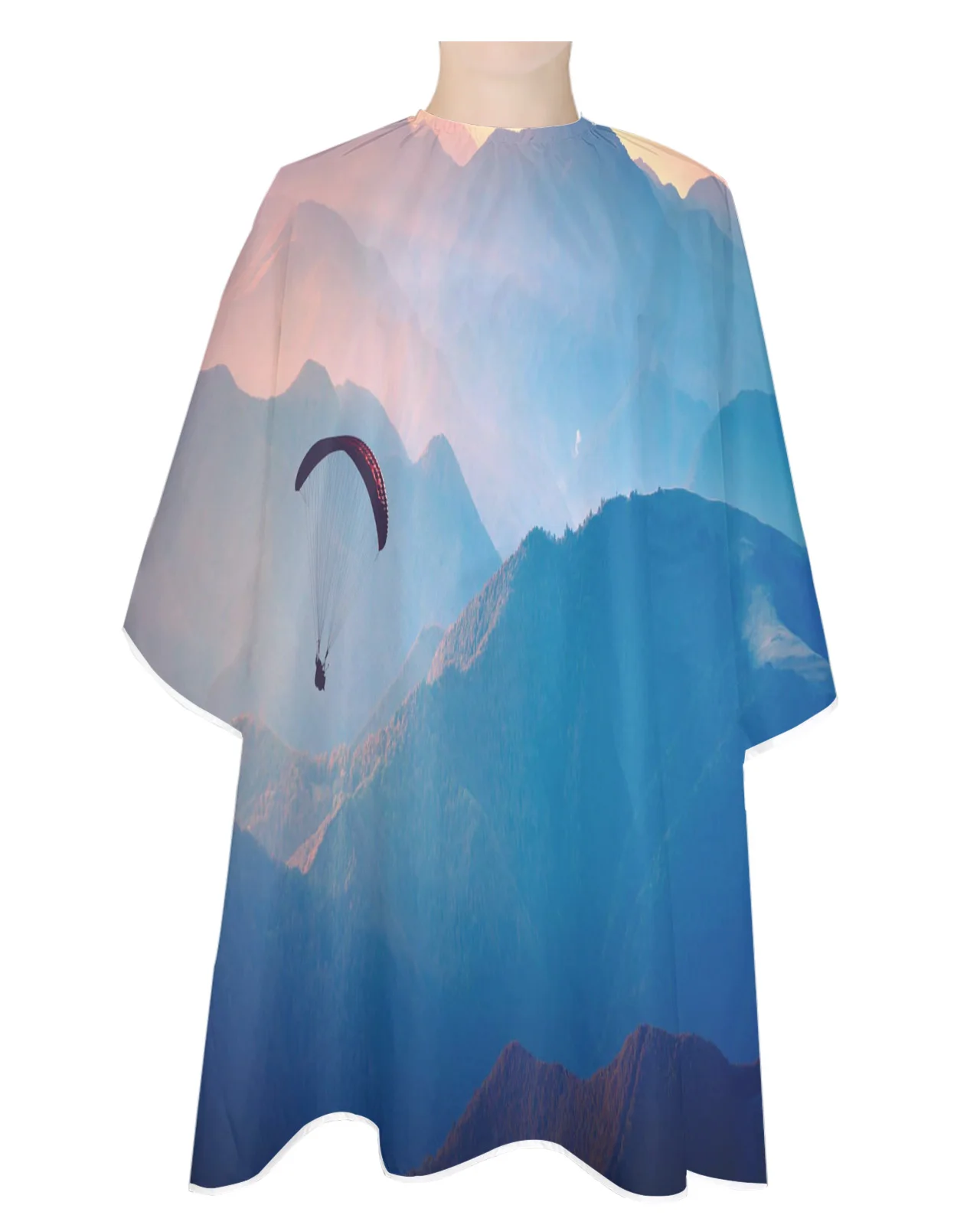 

Параплана Sunrise Valley ткань для стрижки, парикмахерский фартук, накидка для стрижки волос, аксессуар для парикмахерской