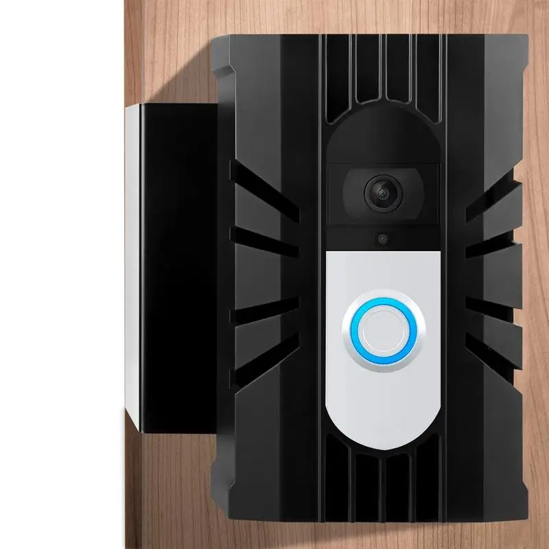 Video Doorbell Door Mount Camera No Drill Ring Safety Security Systems Anti-Theft Accessories Holder Bracket For House Office