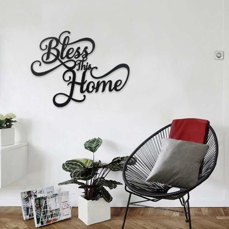 

Bless This Home Metal Wall Decor Home Decor Wall Art Decorations Letters Signs