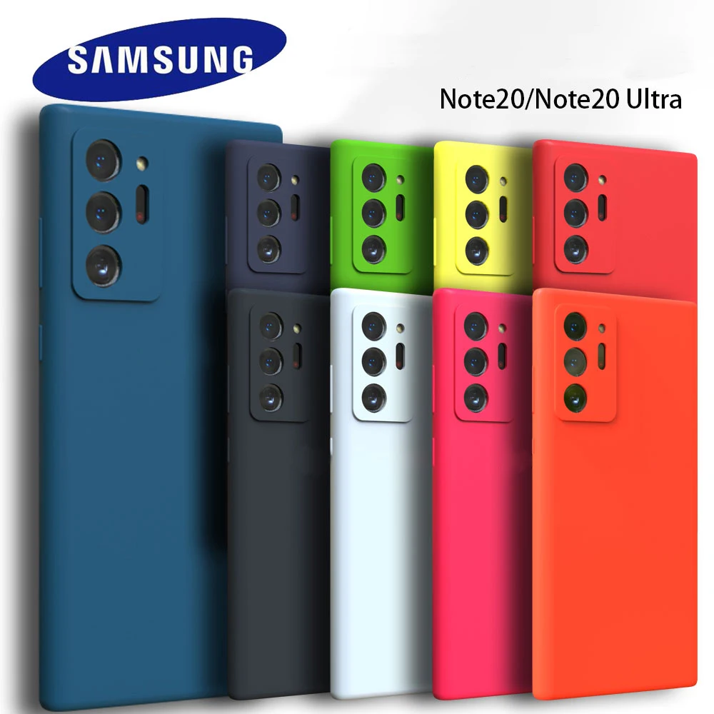 

Official Original Case For Samsung Galaxy Note 20 Ultra 10 Plus 9 A23 A22 A21S A31 A41 A51 A71 A50 A70 Liquid Silicone Cover