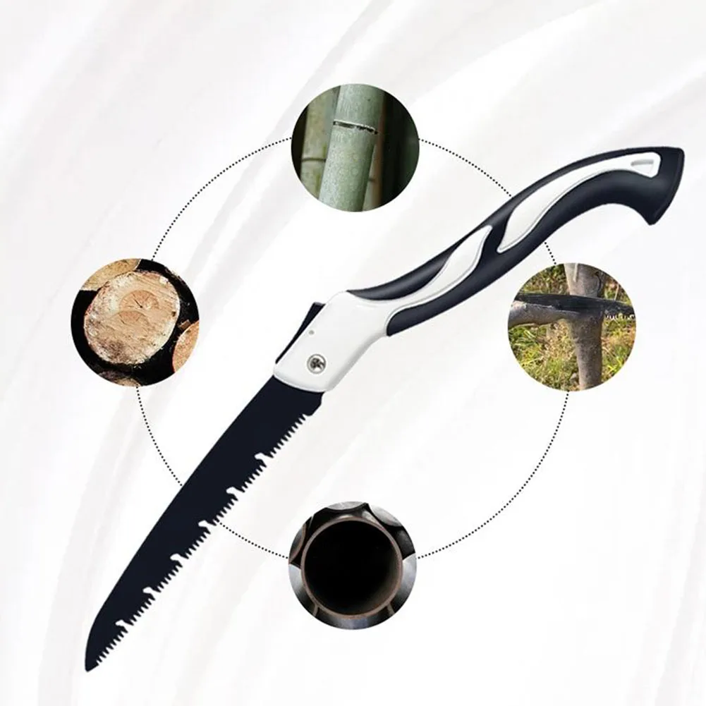 

1 Pc Pruning Saw Handsaw 390-630mm Anti-rust For Folding Pruning Gardening Saw Fruit Tree Cutting Horticulture Tool Hand Tools