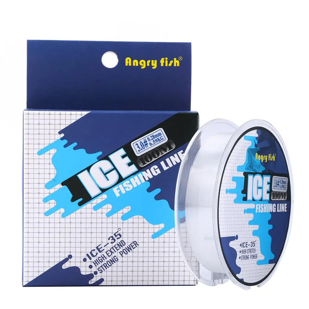 

100M Ice Fishing Line Monofilament Super Strong Nylon Line for Winter Ice Lake Fishing Accessories Dropshipping