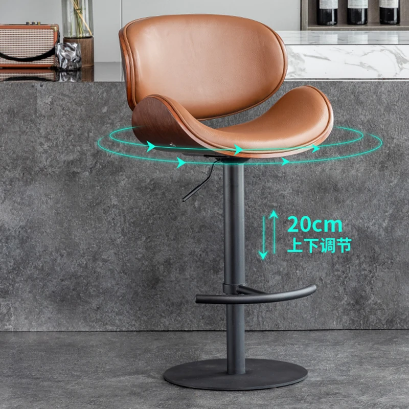 Роскошные строгие современные скандинавские Офисные высокие стулья барные