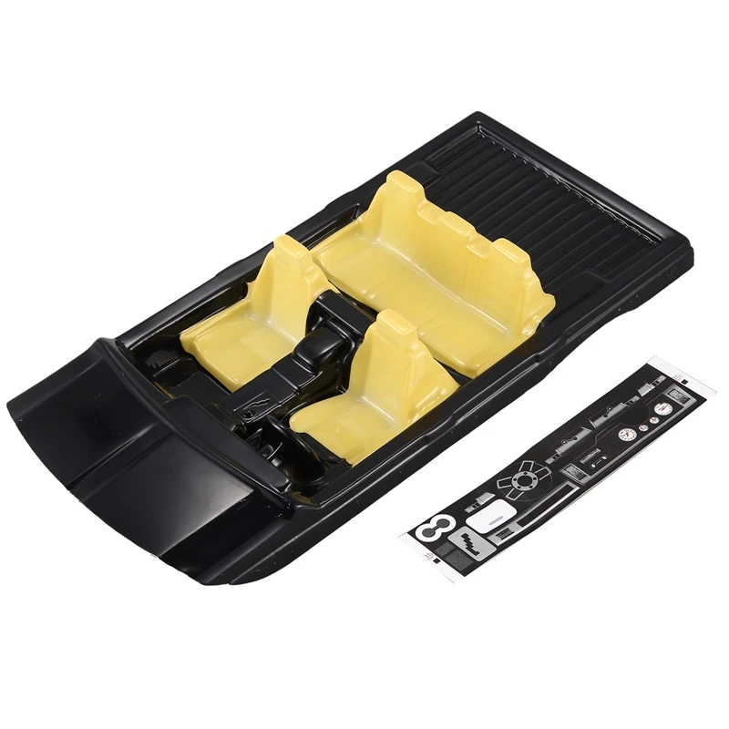 

2 шт. украшение салона автомобиля RC для 1/10 Axial SCX10 II 90046 90047 Traxxas TRX4 Корпус кузова автомобиля, черный