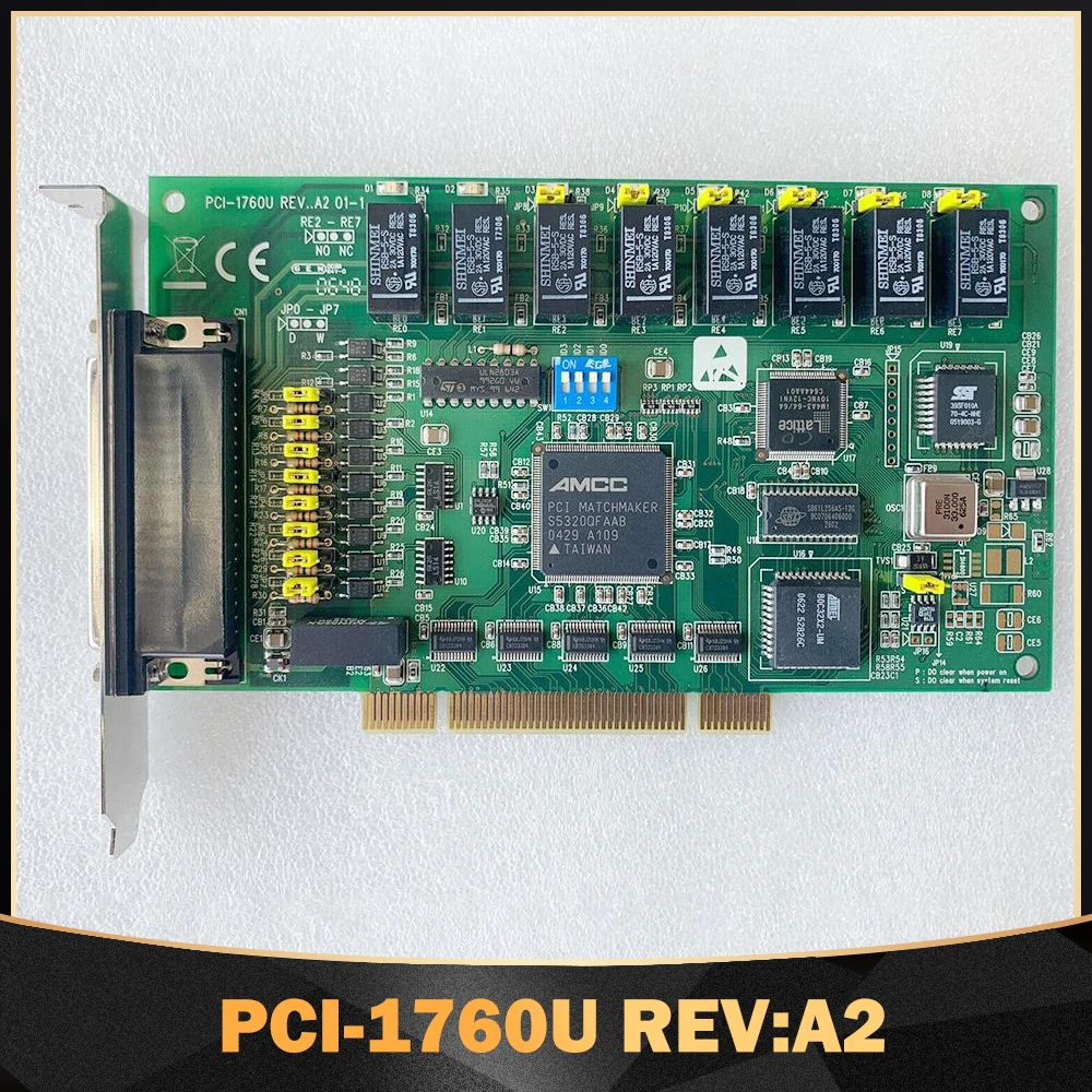 8-Way Relay Output Isolation Digital Input Card For Advantech PCI-1760U REV:A2
