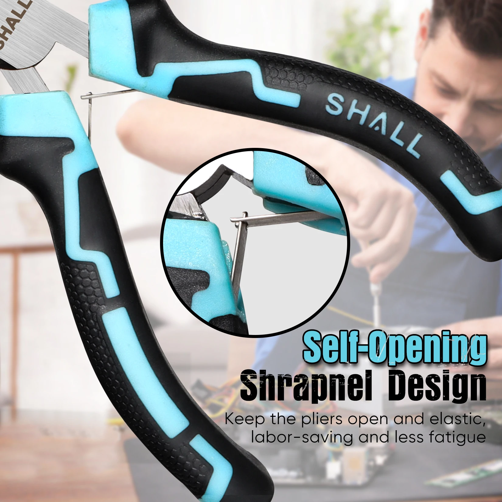 Набор маленьких плоскогубцев 6 шт. мини-плоскогубцы в комплекте с игольчатым