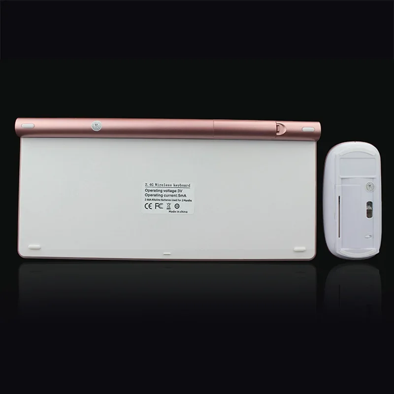 Бесшумная беспроводная клавиатура и мышь 2 4 г комбинированная деловая офисная