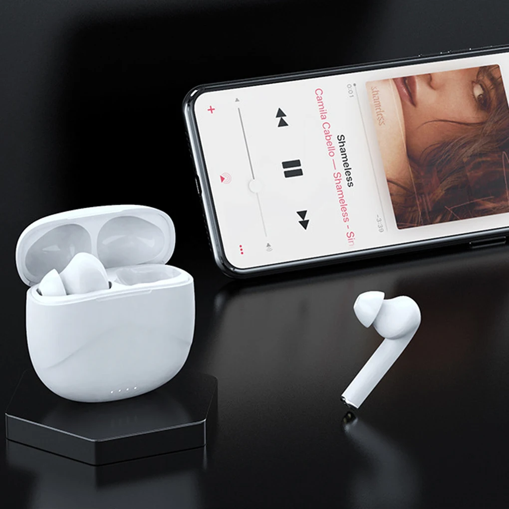 

Беспроводные наушники с сабвуфером, шумоподавляющие наушники-вкладыши, быстрая зарядка, наушники для смартфона, спортивные наушники черно...