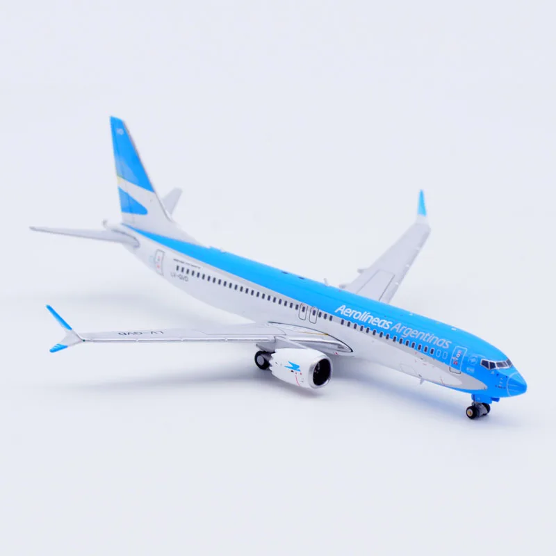 LH4198 Коллекционный самолет из сплава в подарок JC Wings 1:400 Aerolineas Argentinas SkyTeam Boeing B737 MAX 8