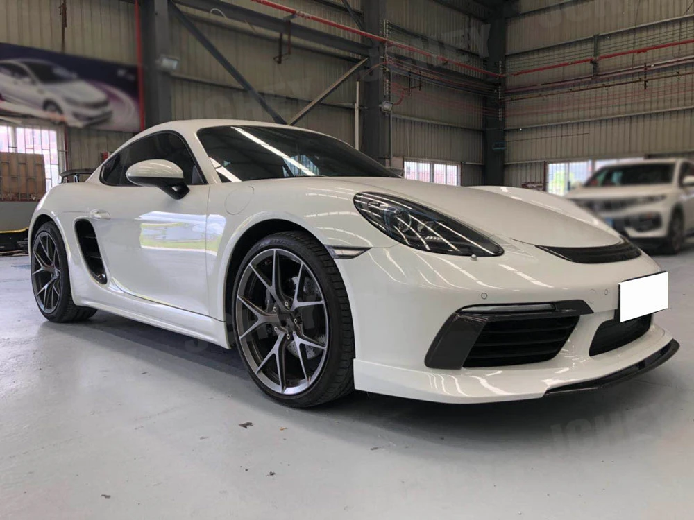 JCHEY передняя противотуманная фара плавник Canards из сухого углеродного волокна