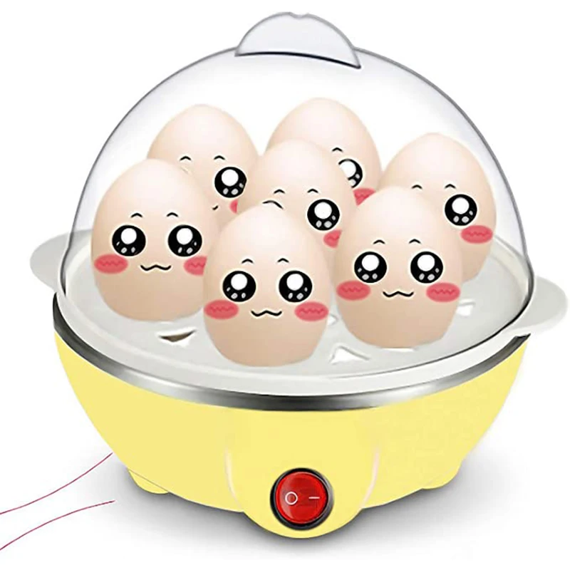 

Electric Egg Cooker Multi Function Rapid Auto-Off Generic 7 Eggs Boiler Steamer Omelette Cooking Tools Kitchen Utensil Breakfast